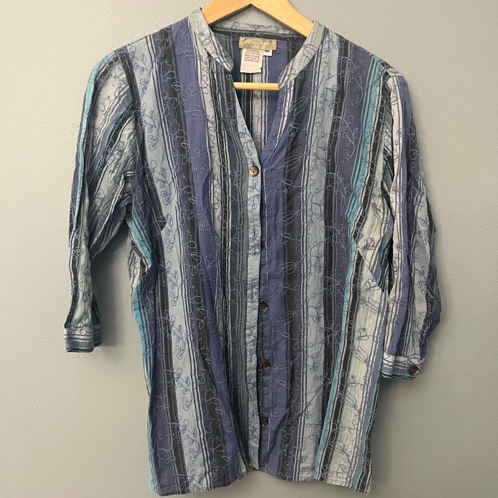 Vintage The Territory Ahead Embroidered Top